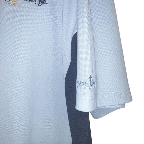 Weir Golf Premium Masters Golf Polo Tee Men's Blue XL - Picture 3 of 6